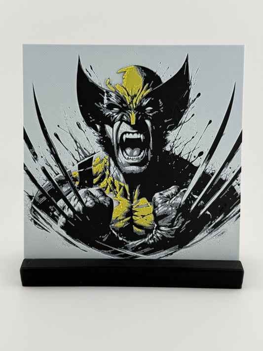 Wolverine Bust HueForge Print