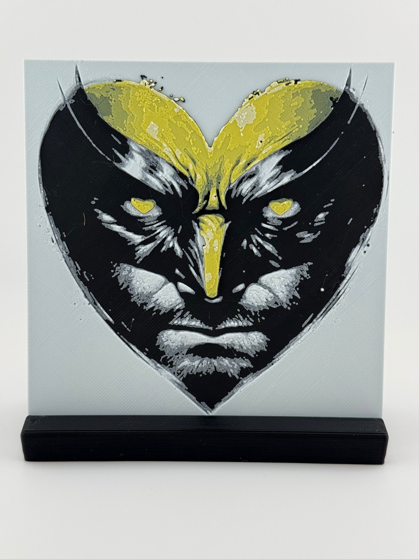 Wolverine Heart HueForge Print