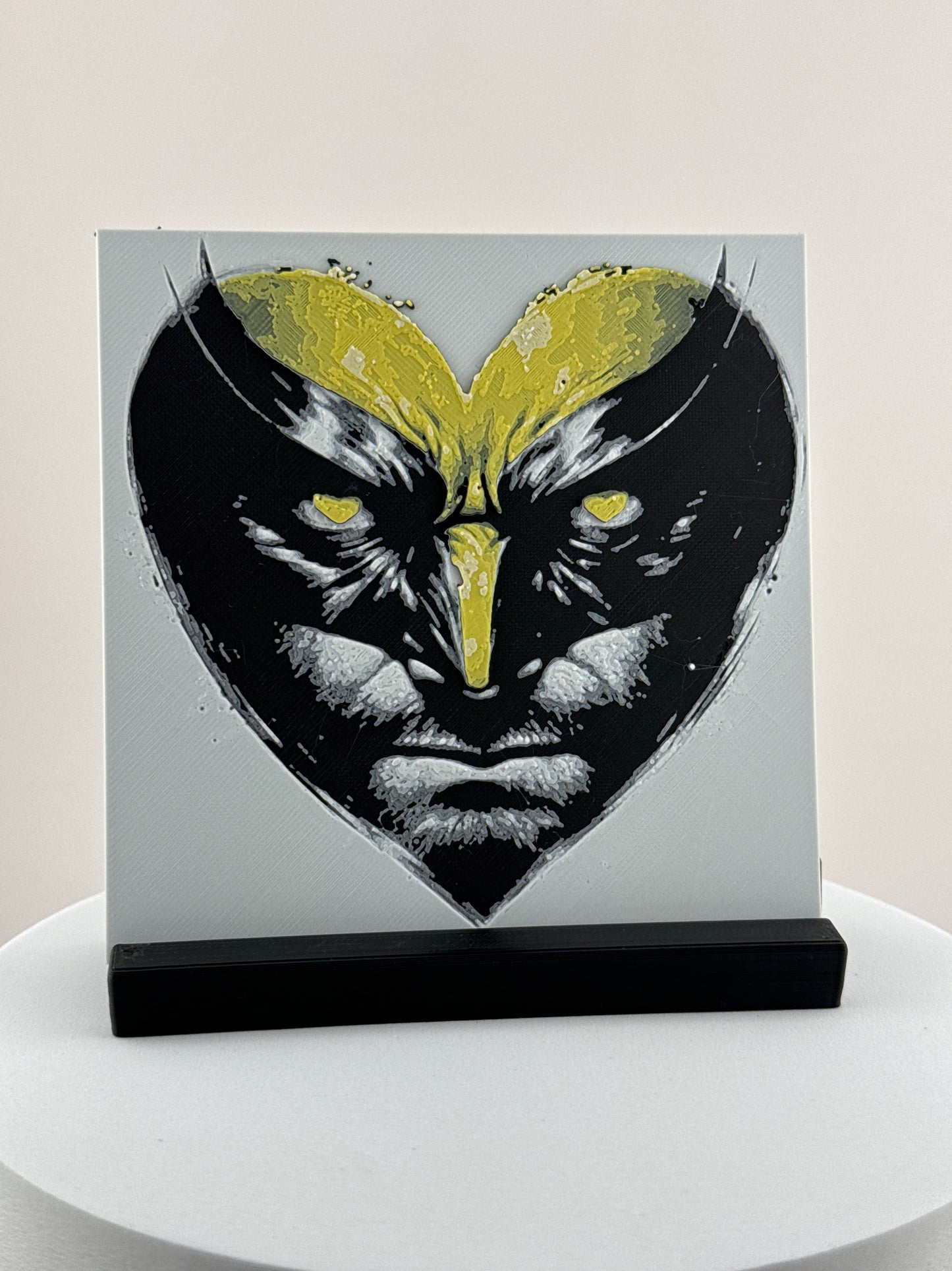 Wolverine Heart HueForge Print